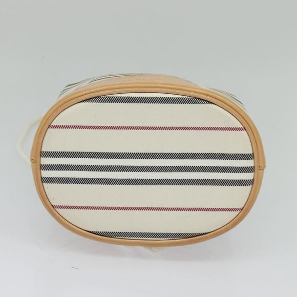 BURBERRY Shoulder Bag Canvas Leather White Auth bs23926 - Picture 5 of 16